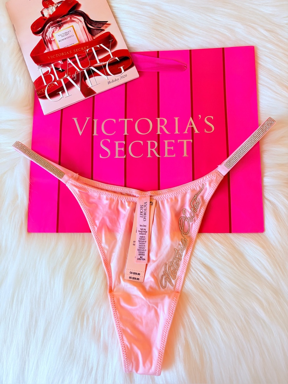 🩷🩷Victoria’s Secret shine strap panty (M)🩷🩷